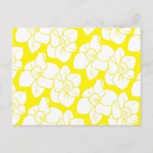 Carte Postale Papier peint Daffodique