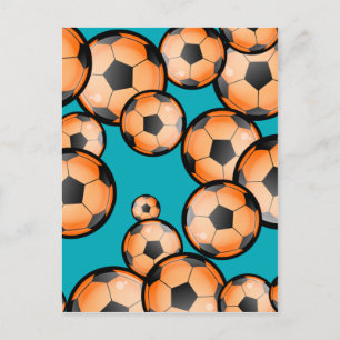 Carte Postale Papier peint de soccer