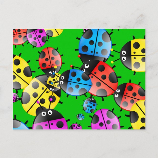 Carte Postale Papier peint Ladybug (Devant)