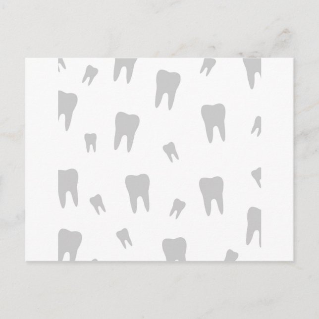 Carte Postale Papier peint pour dentiste (Devant)