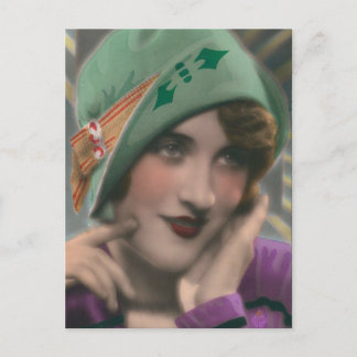 Carte postale Papier teinté couleur vintage