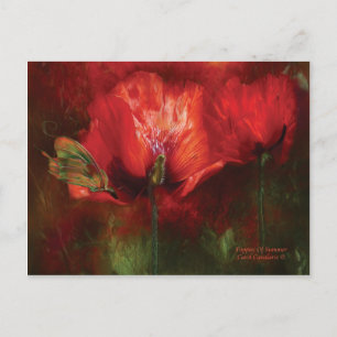 Carte Postale Papiers De L'Art D'Été