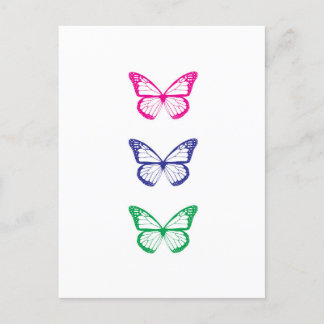 Carte postale papillon