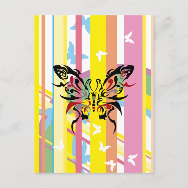 Carte Postale Papillon (Devant)