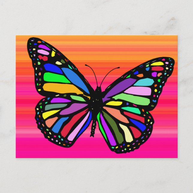 Carte Postale Papillon 1 (Devant)