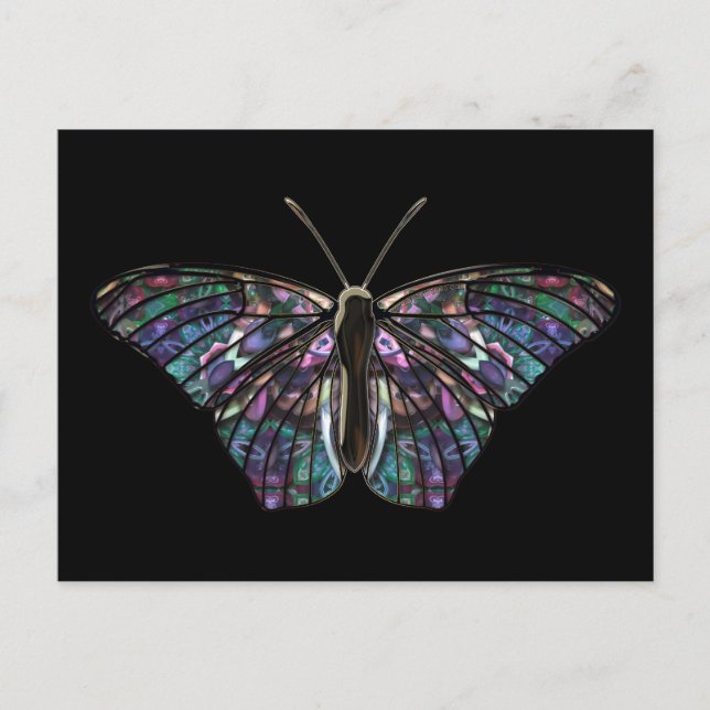 Carte postale Papillon-5 (Devant)