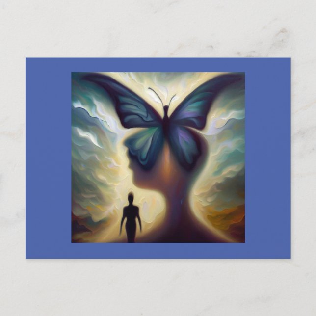 Carte Postale Papillon animal Spirit 1 (Devant)