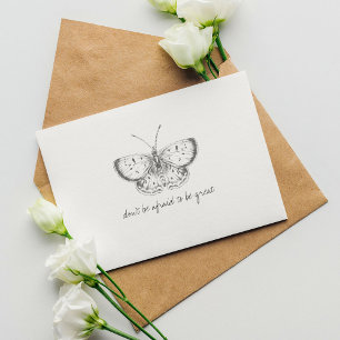 Carte Postale Papillon aquarelle vintage Monarch