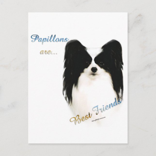 Carte Postale Papillon Best Friend 2 (Devant)