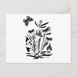 Carte Postale Papillon dans l'herbe