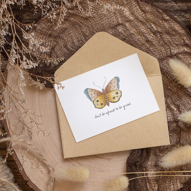 Carte Postale Papillon d'aquarelle Vintage Monarch (Monarch Vintage Watercolor Butterfly Postcard)