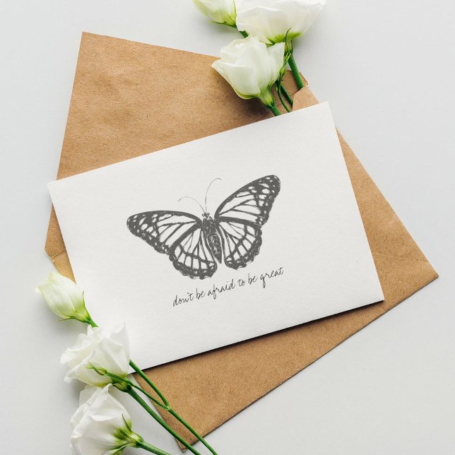 Carte Postale Papillon d'aquarelle Vintage Monarch (Monarch Vintage Watercolor Butterfly Postcard)