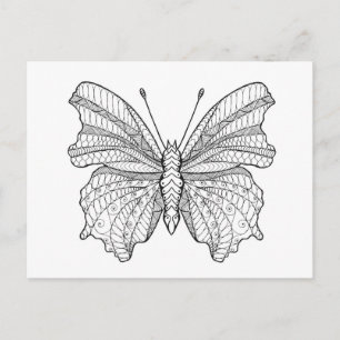 Carte Postale Papillon de style 3