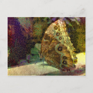 Carte Postale Papillon d'or, Klimt, art, art papillon