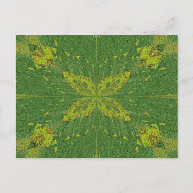Carte Postale Papillon Du Vert (Devant)