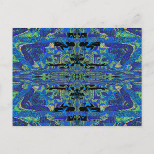 Carte Postale Papillon Du Vert Et Du Bleu