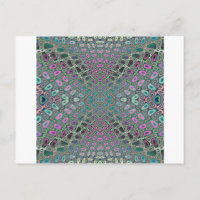 Papillon Hologramme multicolore Fractal Abstrait