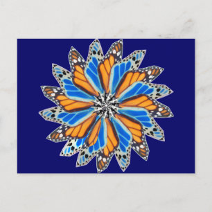 Carte Postale Papillon Mandala 2