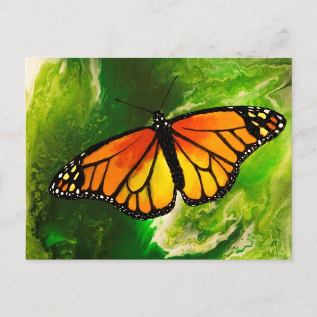 Carte Postale Papillon monarque (Devant)