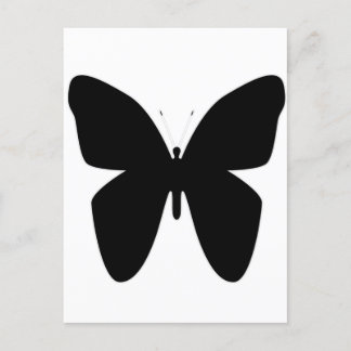 Carte Postale Papillon noir