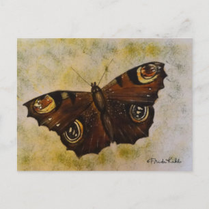 Carte Postale Papillon peint Frida Kahlo