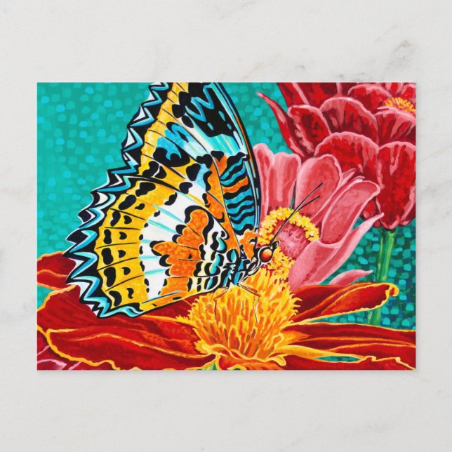 Carte Postale Papillon pointu I (Devant)