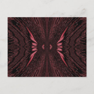 Carte Postale Papillon rose clair