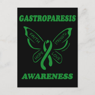 Carte Postale Papillon/Sensibilisation...Gastroparésie