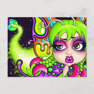 Carte Postale Papillon spatial