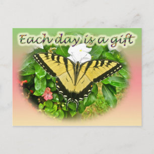 Carte Postale Papillon Swallowtail Tigre Chaque Jour est un Cade