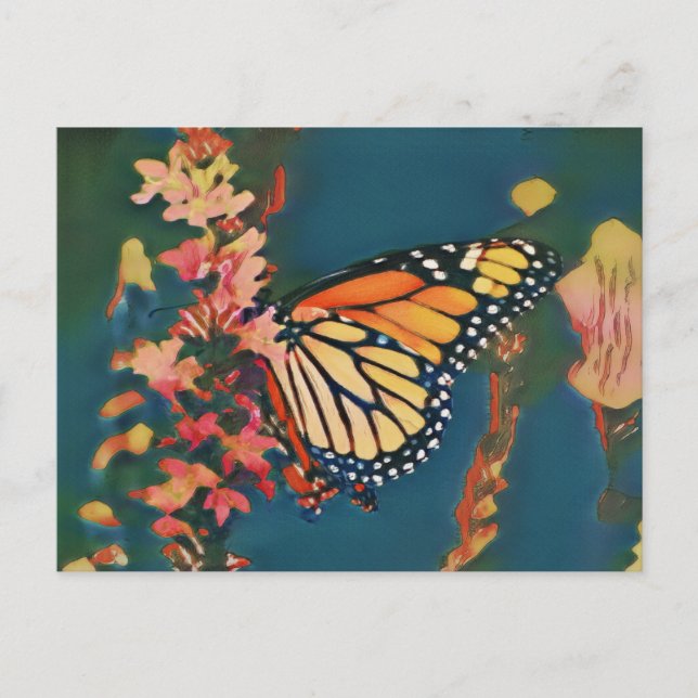 Carte Postale Papillon Ukiyo-e (Devant)