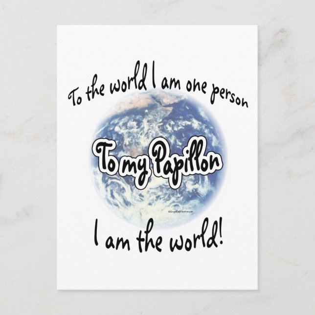 Carte Postale Papillon World 2 (Devant)