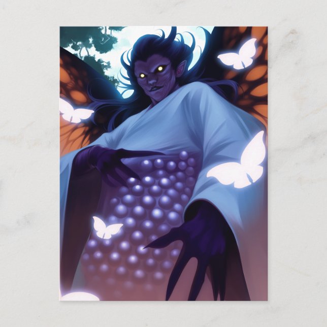 Carte Postale Papillons (Devant)