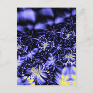 Carte Postale Papillons Bleus