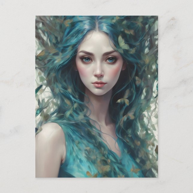 Carte Postale Papillons et blues série 4 (Devant)