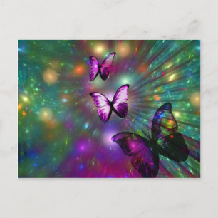 Carte Postale Papillons pour toujours