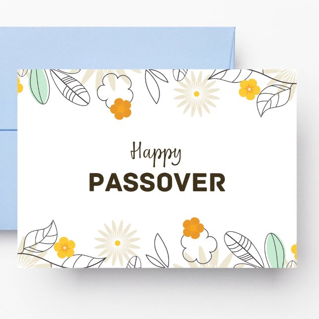 Carte Postale Pâque Florale (Créateur téléchargé)