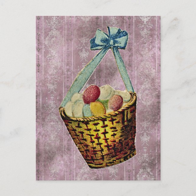 Carte Postale Pâques vintage (Devant)