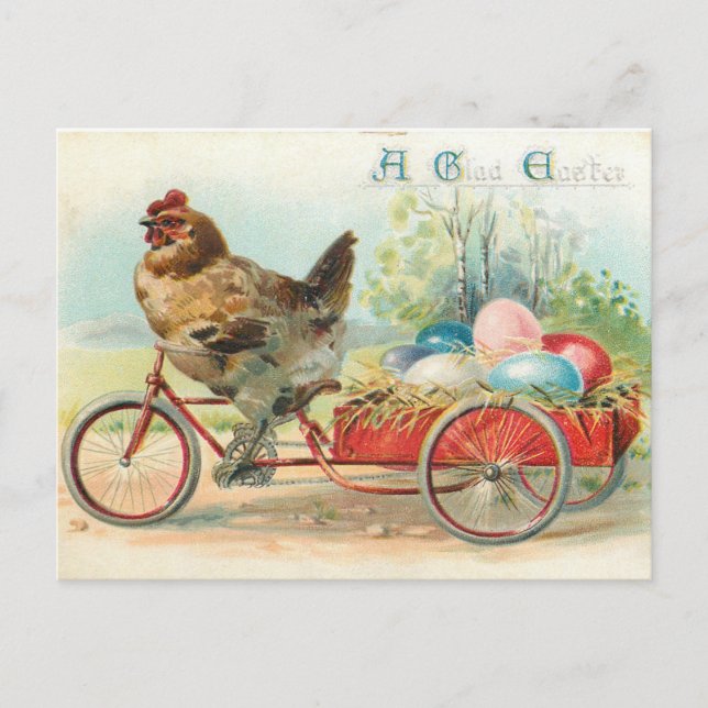 Carte Postale Pâques vintage (Devant)