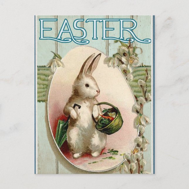Carte Postale Pâques vintage (Devant)