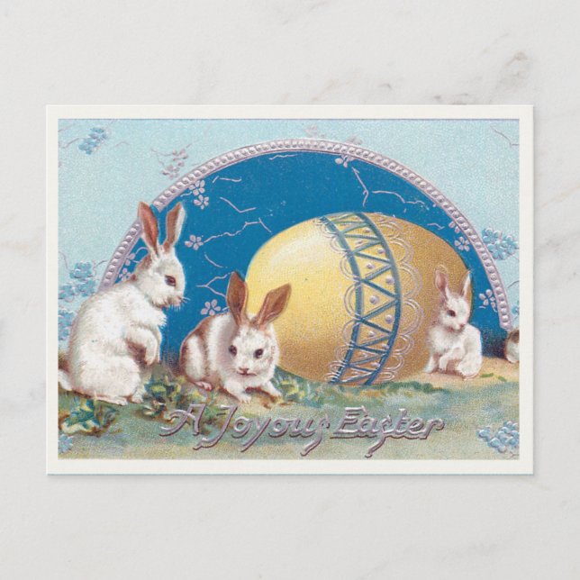 Carte Postale Pâques vintage (Devant)