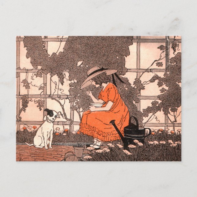 Carte Postale Par le Mur des Jardins (Devant)