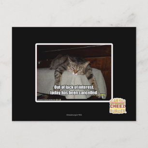 Carte Postale Par manque d'intérêt