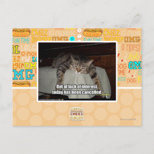 Carte Postale Par manque d'intérêt