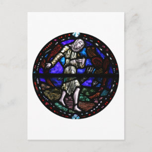 Carte Postale Parabole de l'art en verre tendu