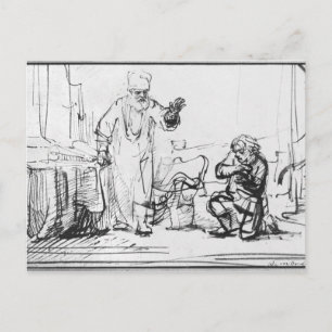 Carte Postale Parabole du créancier impitoyable