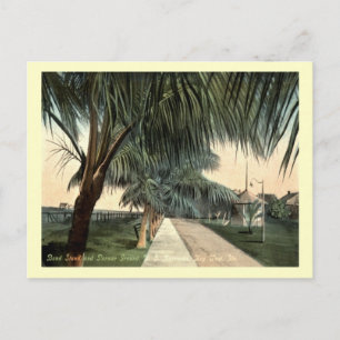 Carte Postale Parade Grace, Caserne, Key West FL Vintage