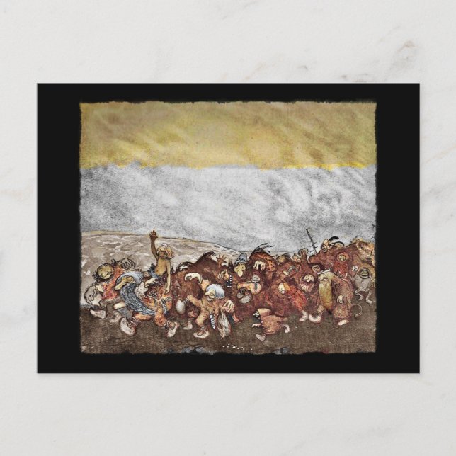 Carte Postale Parade Troll and Gnome (Devant)