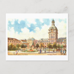 Carte Postale Parade vintage de Mannheim, Allemagne