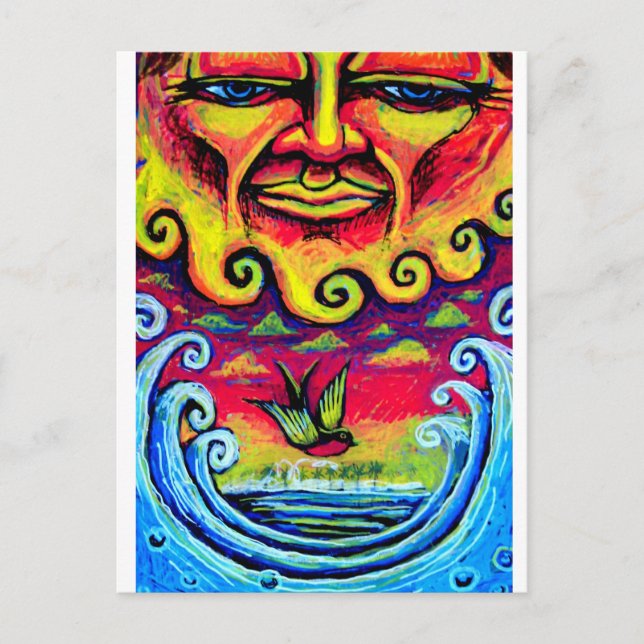 Carte Postale paradis (Devant)